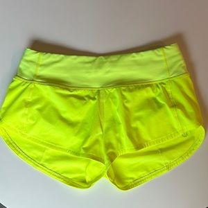 LuluLemon Speed Up Short, 2.5” inseam, Size 2